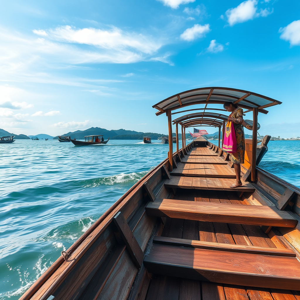 tour tàu gỗ và bữa tiệc