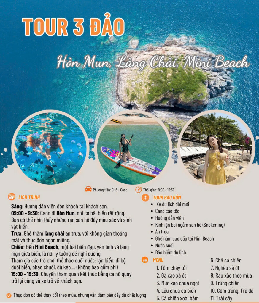 Tour Hòn Mun Deluxe Mini Beach 2 Tour Hòn Mun Deluxe Mini Beach