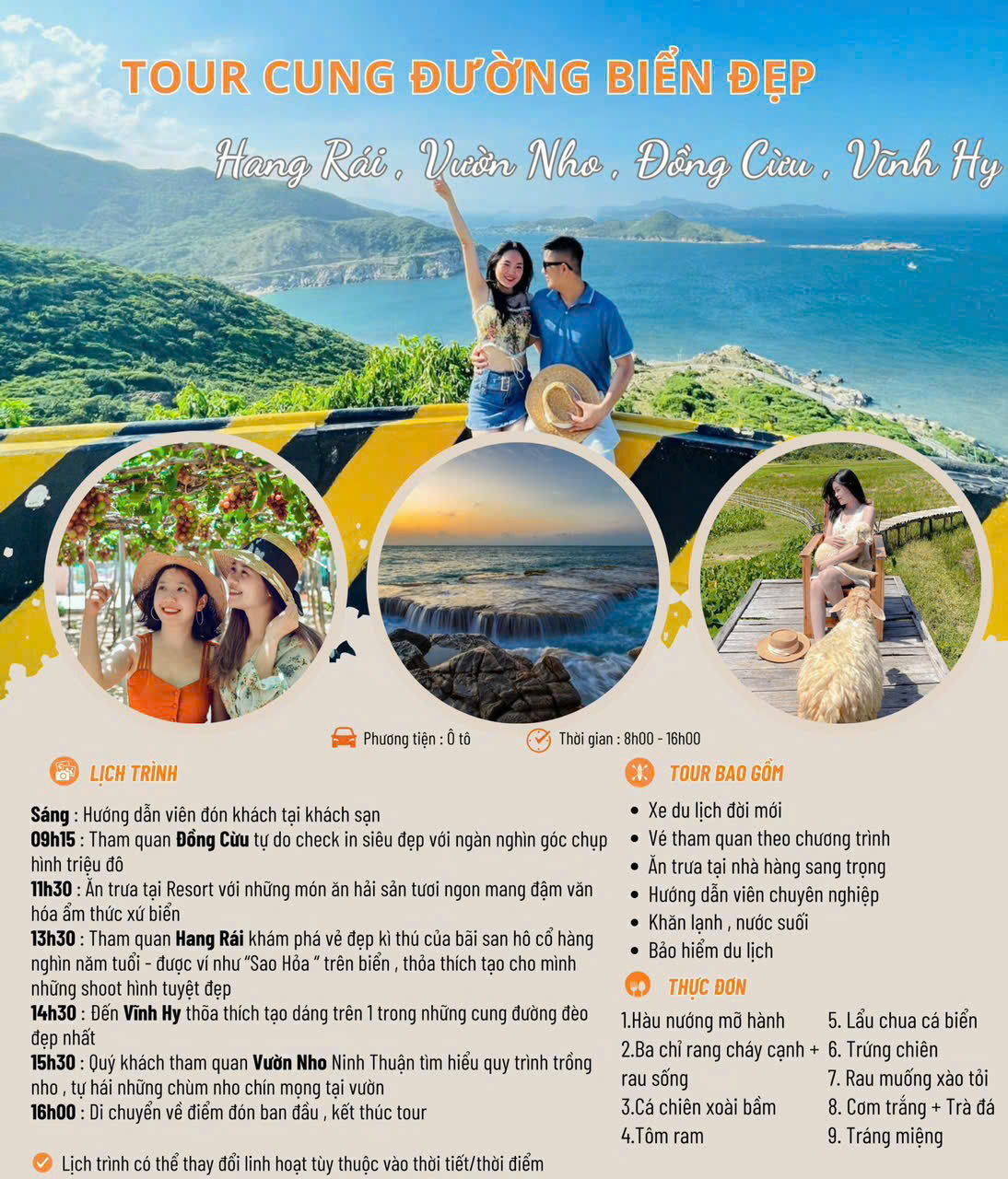 Tour Đồng Cừu Vĩnh Hy 1 ngày 1 tour Đồng Cừu Vĩnh Hy